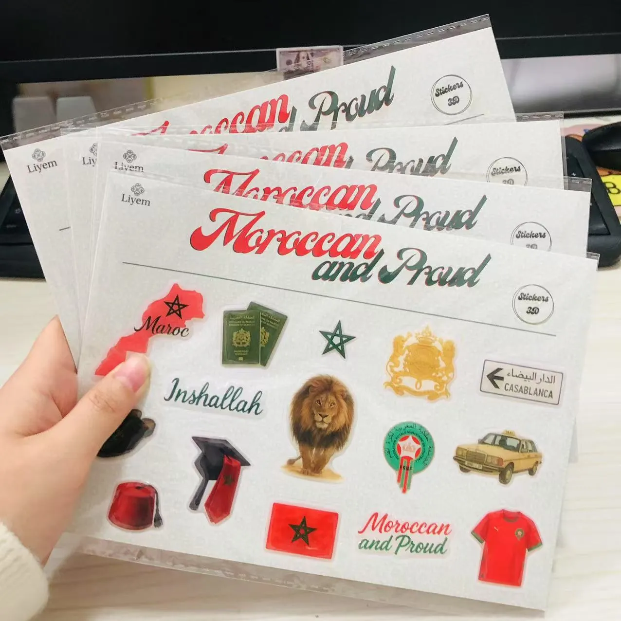 گنبد ایپوکسی رال اسٹیکرز