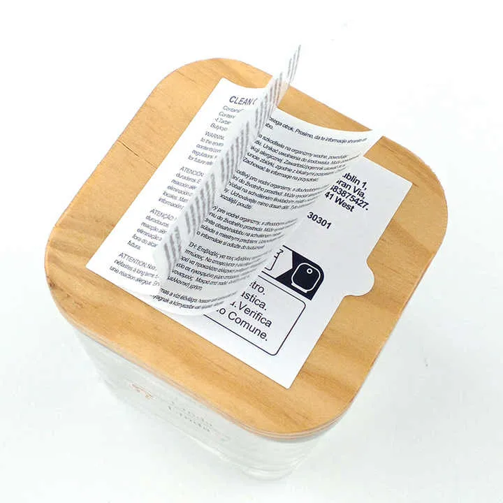 کتابچے کے لیبلوں کو فولڈ کریں