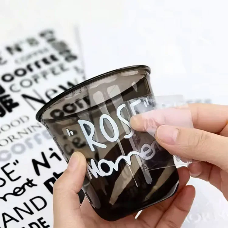 UV ٹرانسفر کپ اسٹیکرز